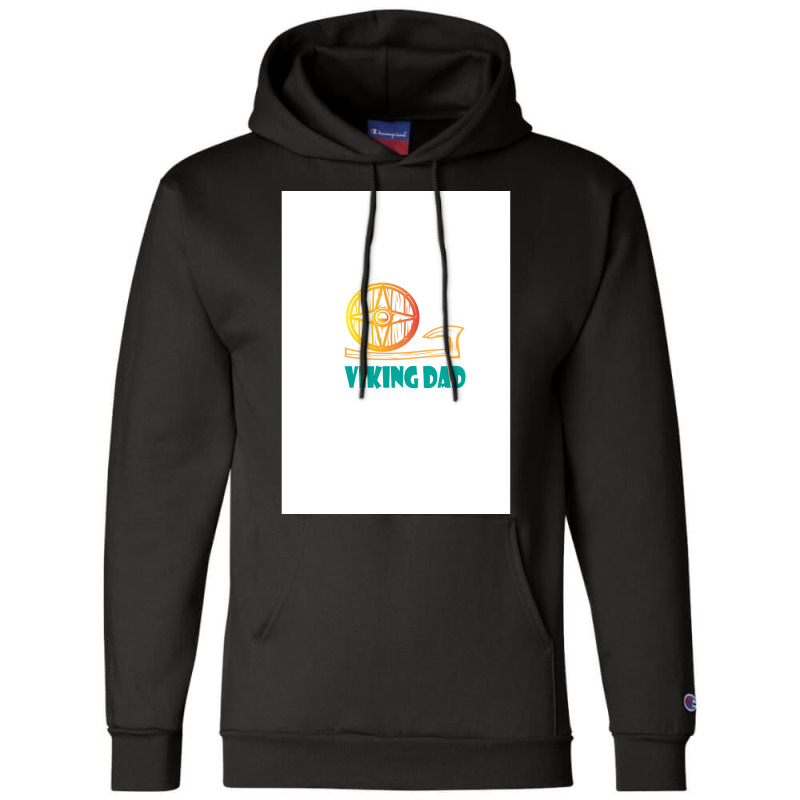 Viking Dad  Hippie Funny Champion Hoodie | Artistshot