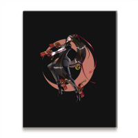 Bayonetta Hack And Slash Video Game Developed By Platinumgames Gift Fo Metal Print Vertical | Artistshot