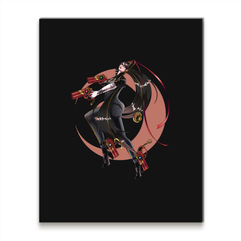 Bayonetta Hack And Slash Video Game Developed By Platinumgames Gift Fo Metal Print Vertical | Artistshot