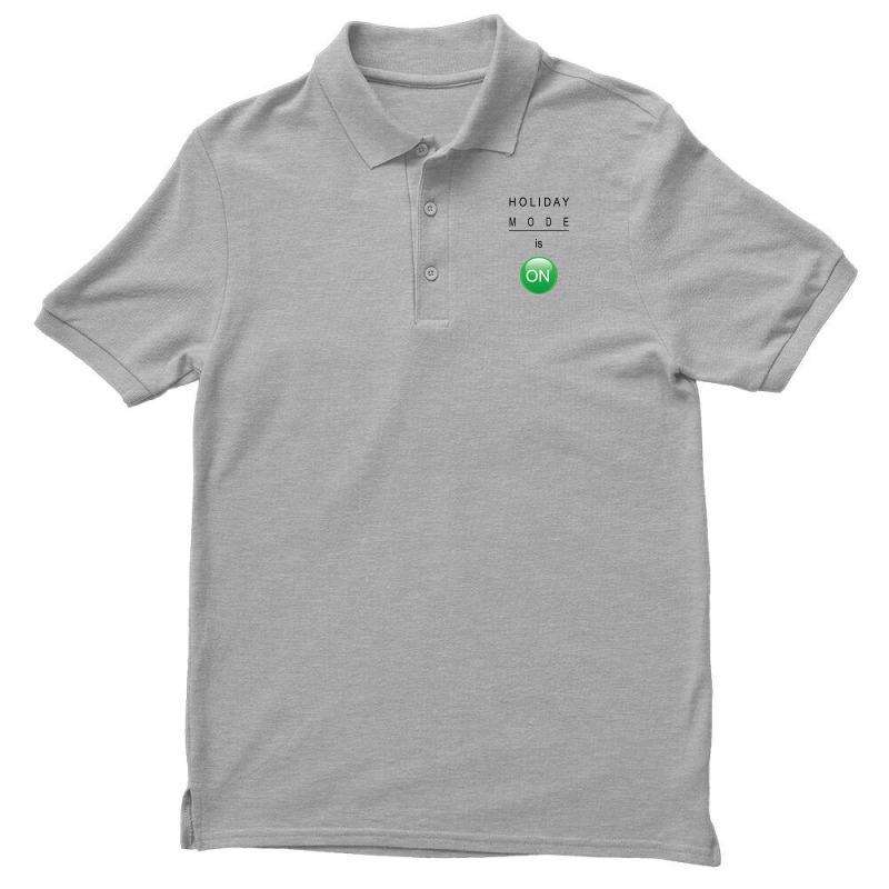 Holiday Mode Is On Men's Polo Shirt by Claire J Tinsley | Artistshot