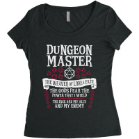 Dungeon Master, Dungeons & Dragons - The Weaver Of Lore & Date Women's Triblend Scoop T-shirt | Artistshot