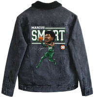 Marcus Smart Aesthetic Hipster Unisex Sherpa-lined Denim Jacket | Artistshot