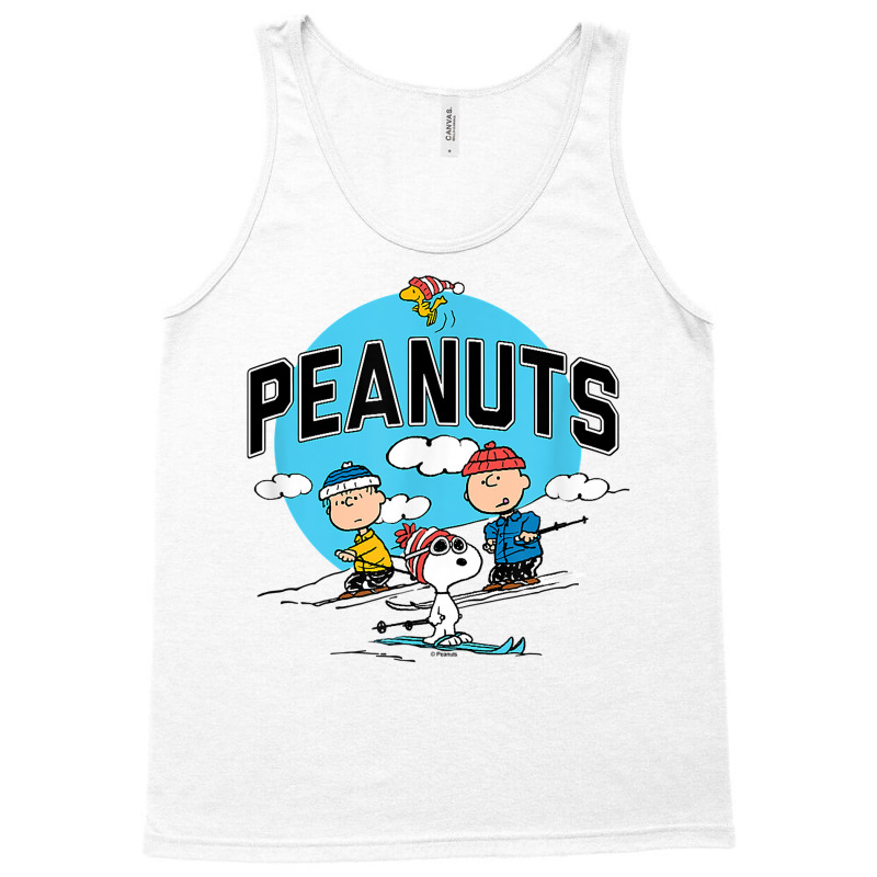 Peanuts   Skiing Peanuts Group T Shirt Tank Top | Artistshot