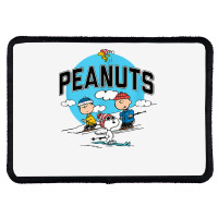 Peanuts   Skiing Peanuts Group T Shirt Rectangle Patch | Artistshot