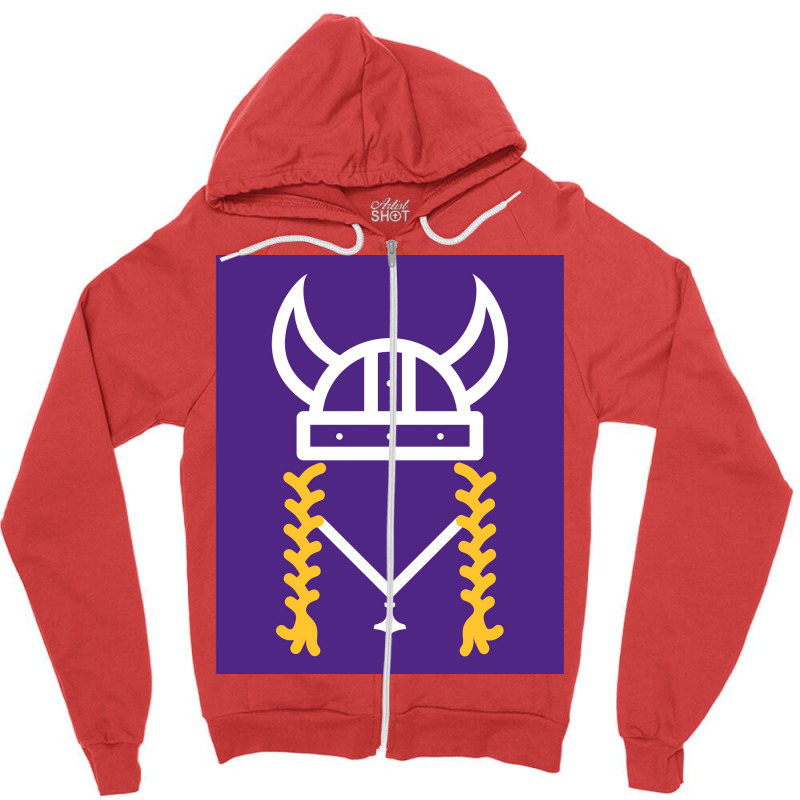 Viking Girl Gold  Love Travel Zipper Hoodie | Artistshot