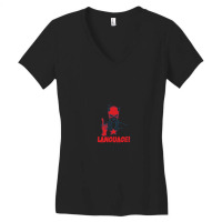 Captain Language 1 Women's V-neck T-shirt | Artistshot