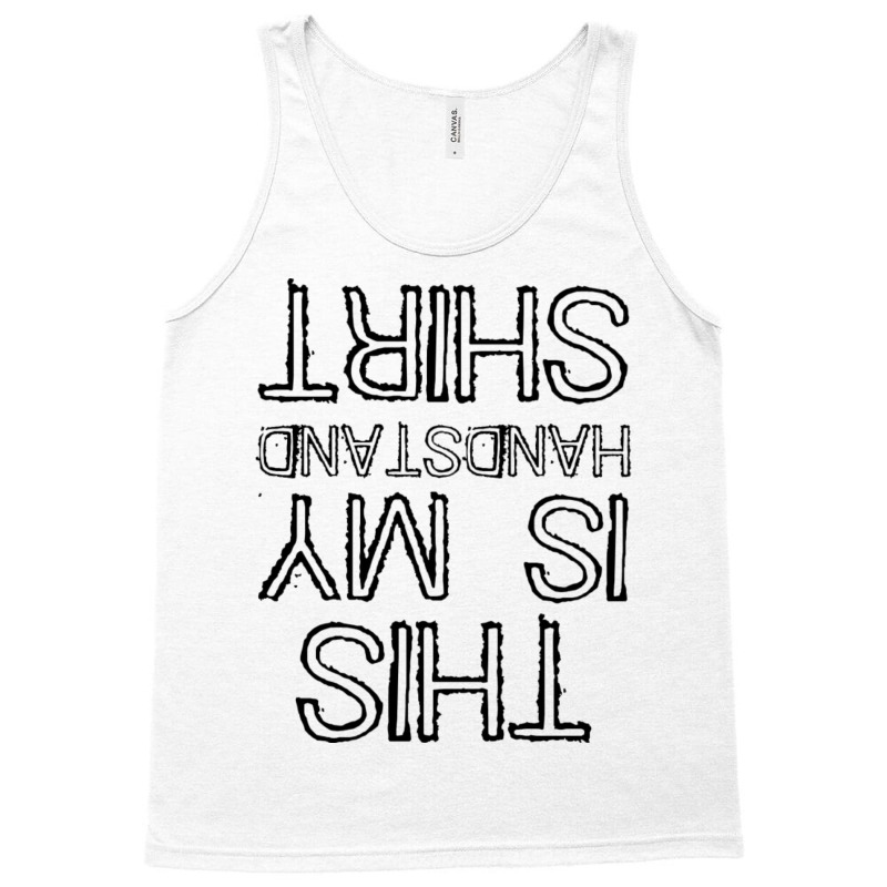 Handstand Cool Funny Tank Top by pertlsiuttib | Artistshot