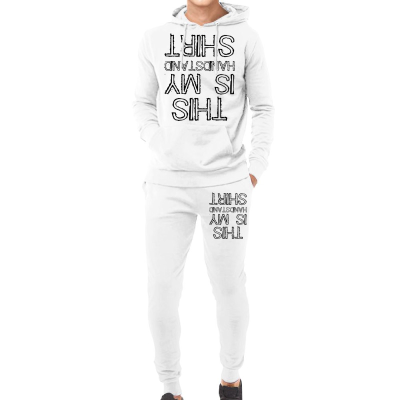 Handstand Cool Funny Hoodie & Jogger set by pertlsiuttib | Artistshot