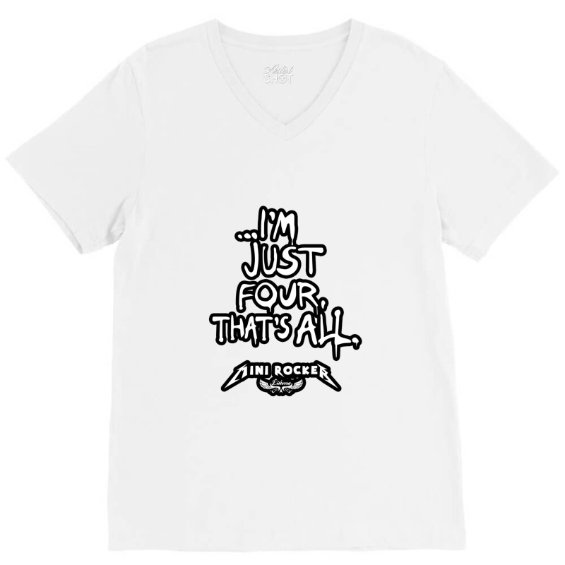 Im Just Four1 V-neck Tee | Artistshot