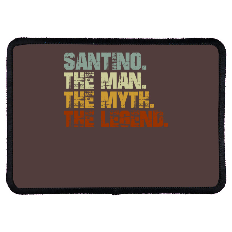 Santino The Man The Myth The Cool Summer Rectangle Patch | Artistshot