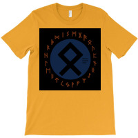 Blue Othala Futhark Rune Aesthetic Funny T-shirt | Artistshot