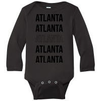 Atlanta, Georgia Long Sleeve Baby Bodysuit | Artistshot