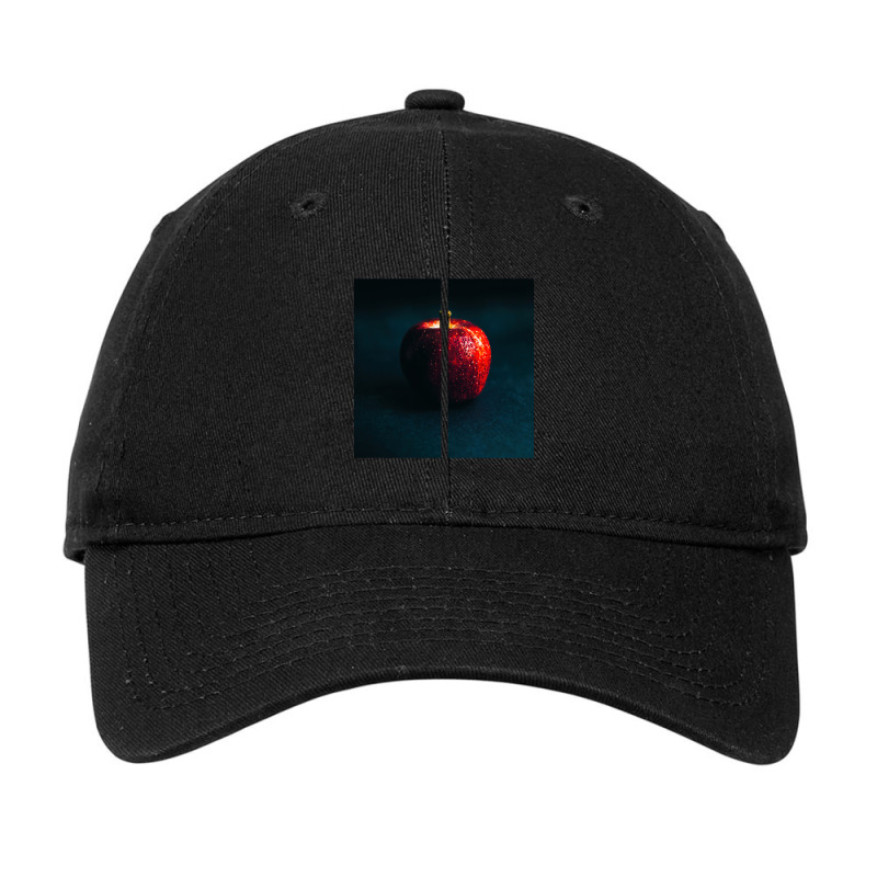 Apple Split In Half Adjustable Cap by dealgummy642 | Artistshot