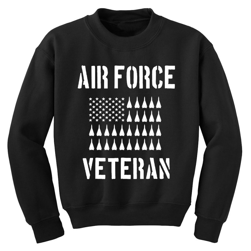 Air Force Veteran F-111 Bomber Us Flag Youth Sweatshirt | Artistshot