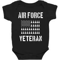 Air Force Veteran F-111 Bomber Us Flag Baby Bodysuit | Artistshot