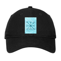 Vegvsir Over Permafrost In Blue  Blue Boy Adjustable Cap | Artistshot