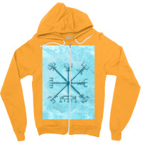 Vegvsir Over Permafrost In Blue  Blue Boy Zipper Hoodie | Artistshot