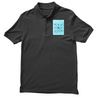 Vegvsir Over Permafrost In Blue  Blue Boy Men's Polo Shirt | Artistshot