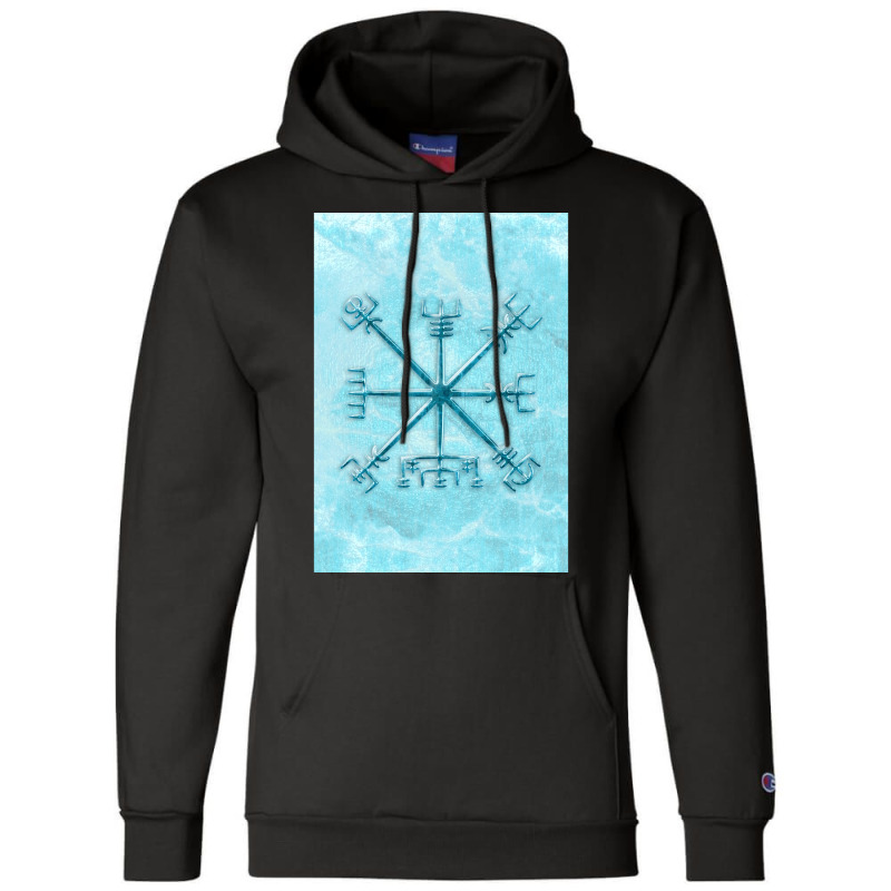 Vegvsir Over Permafrost In Blue  Blue Boy Champion Hoodie | Artistshot