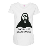 Horror Theme T-shirt Maternity Scoop Neck T-shirt | Artistshot