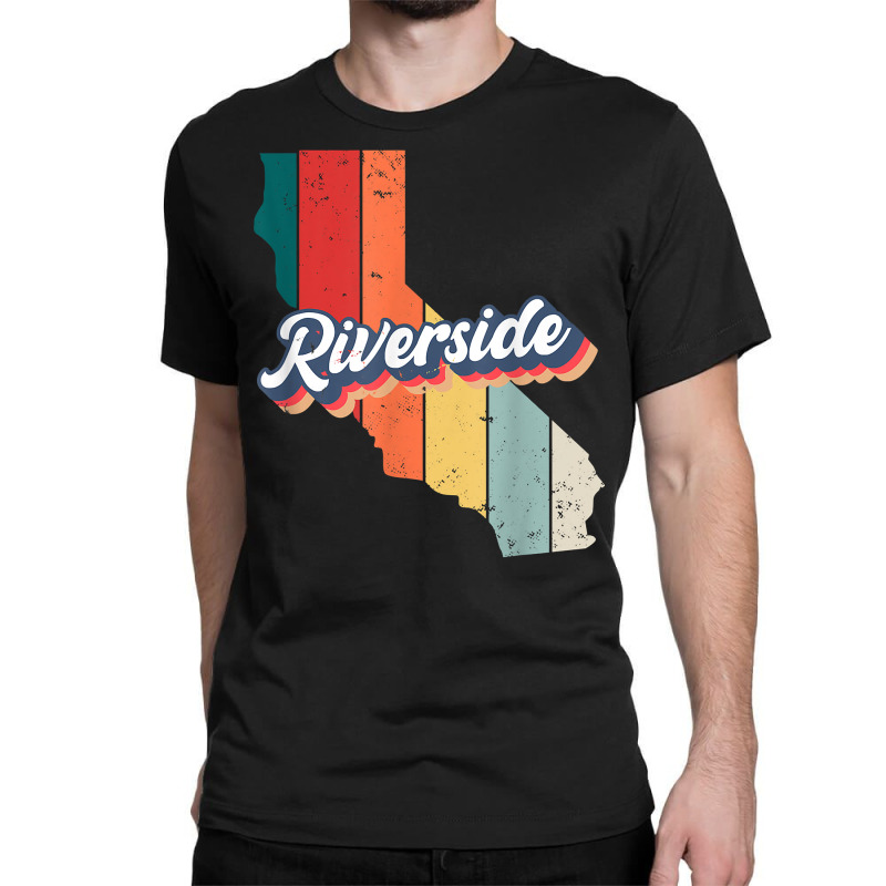 Riverside City Retro Vintage Hometown California T Shirt Classic T-shirt by calvinittgos | Artistshot