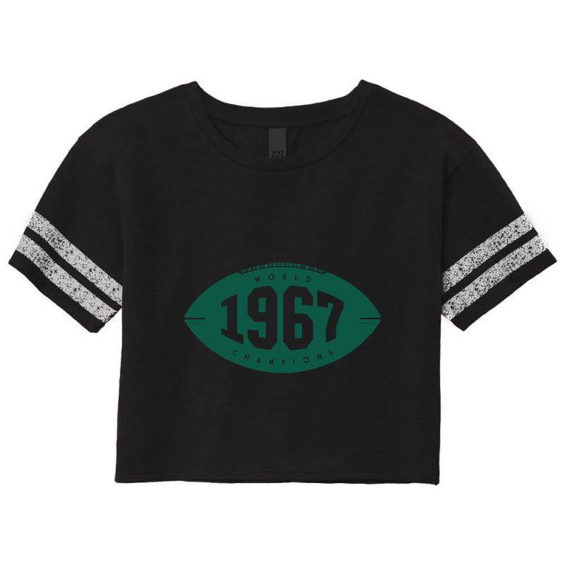 1967 World Champions - Packers (green) Scorecard Crop Tee by fumbledeafness270 | Artistshot