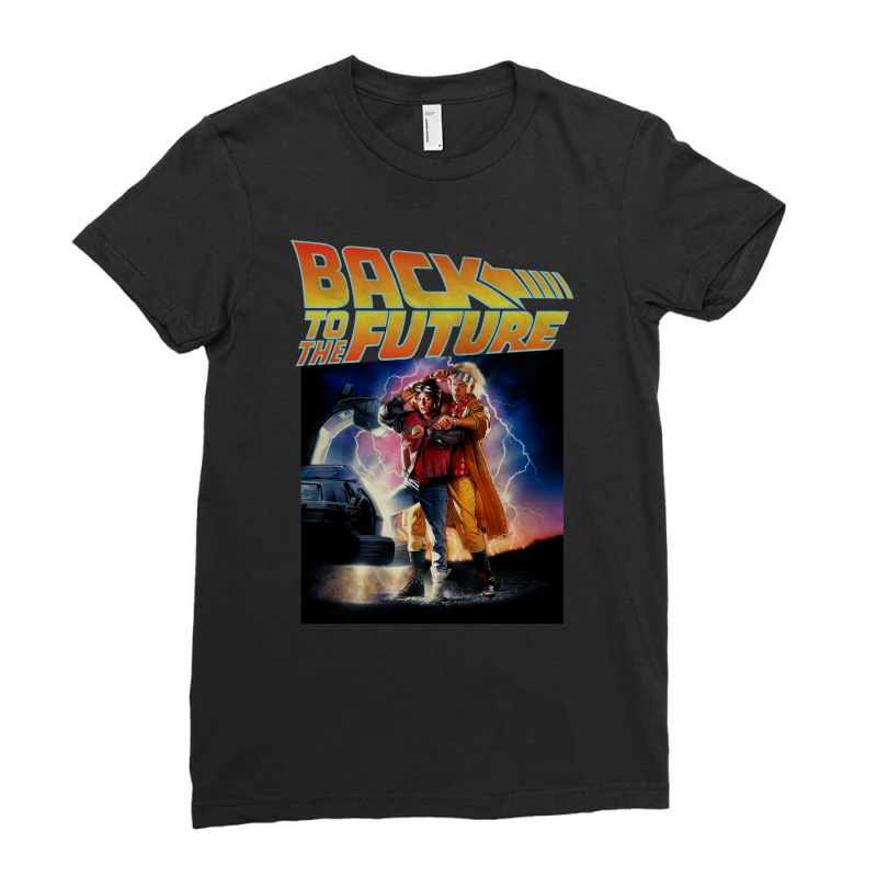 Back To The Future - New Ladies Fitted T-Shirt by kangenband43 | Artistshot