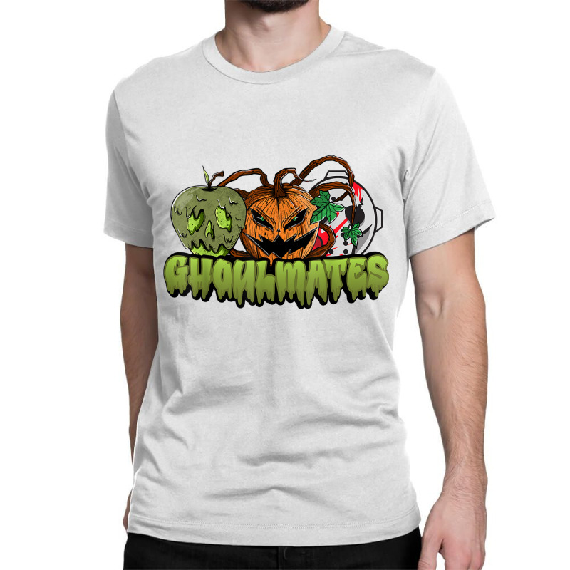 Ghoulmates Funny Halloween Soulmates Pun T Shirt Classic T-shirt by hamlerf | Artistshot