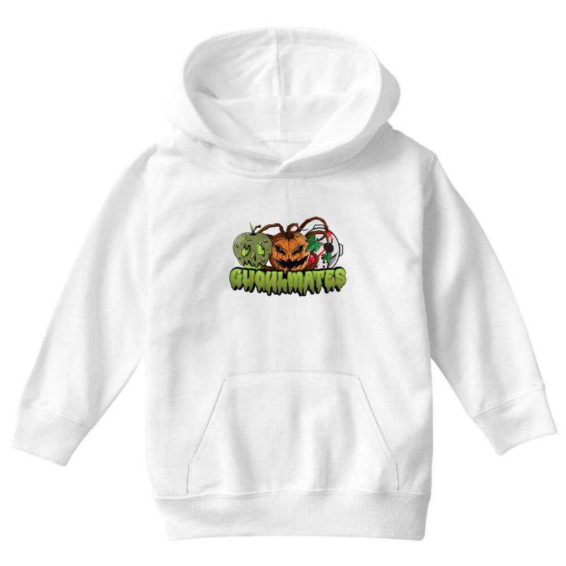 Ghoulmates Funny Halloween Soulmates Pun T Shirt Youth Hoodie by hamlerf | Artistshot