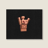 Copper Golem Friend Landscape Canvas Print | Artistshot