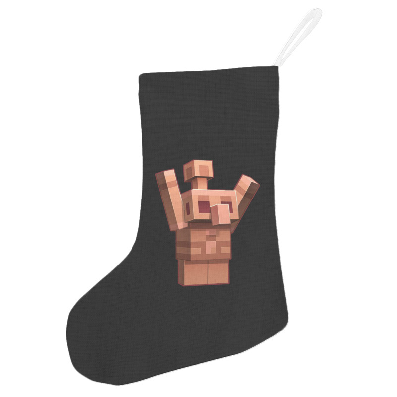 Copper Golem Friend Holiday Stocking | Artistshot