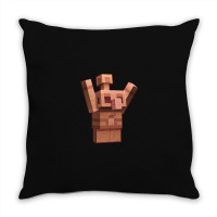 Copper Golem Friend Throw Pillow | Artistshot