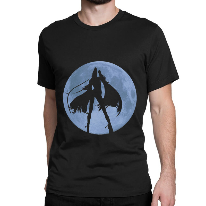 Bayonetta Hack And Slash Video Game Developed By Platinumgames Moon Re Classic T-shirt | Artistshot