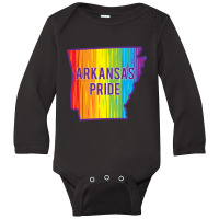 Arkansas Pride Lgbtq Long Sleeve Baby Bodysuit | Artistshot