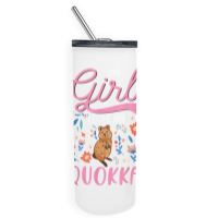 Quokka Girl Short Tailed Kangaroo Quokka T Shirt Skinny Tumbler | Artistshot