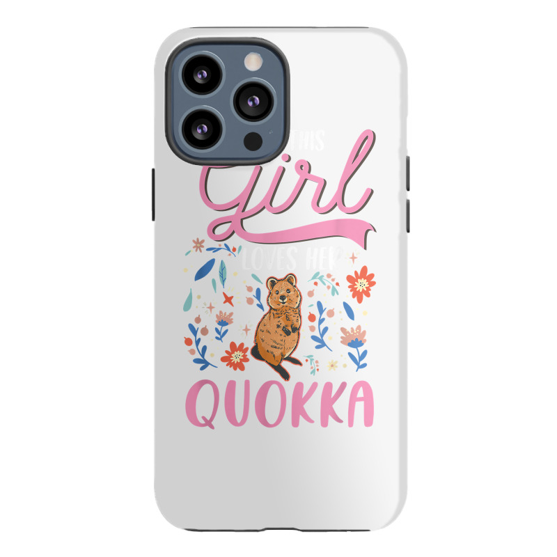 Quokka Girl Short Tailed Kangaroo Quokka T Shirt Iphone 13 Pro Max Case | Artistshot