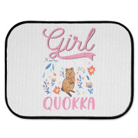 Quokka Girl Short Tailed Kangaroo Quokka T Shirt Rear Car Mat | Artistshot