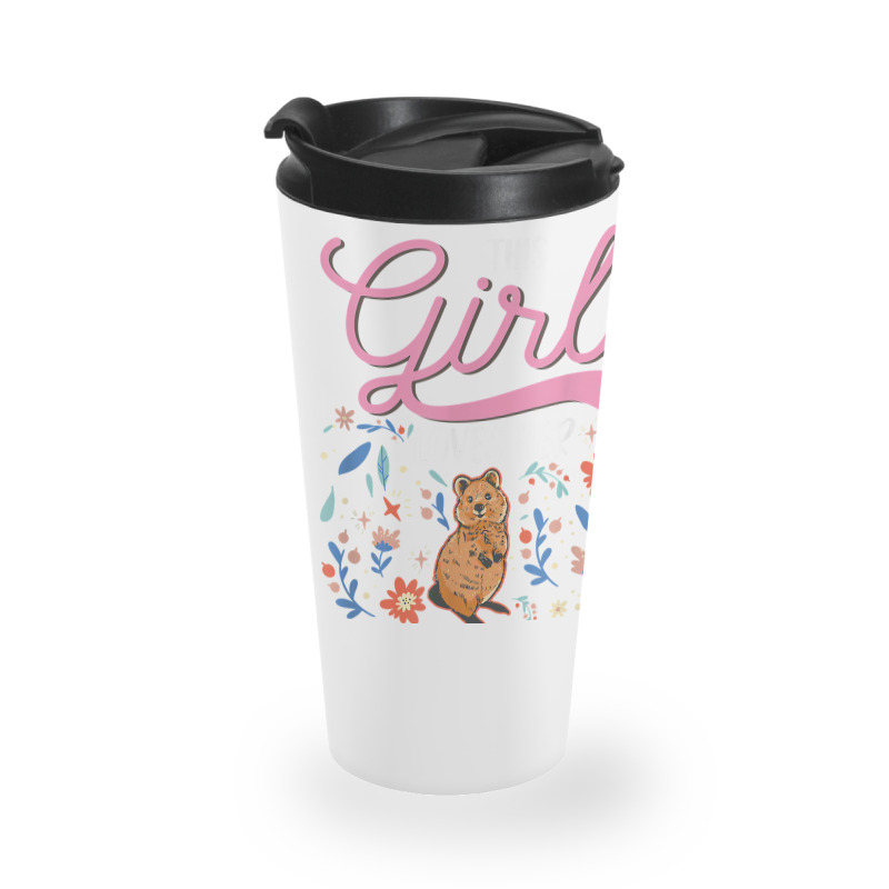 Quokka Girl Short Tailed Kangaroo Quokka T Shirt Travel Mug | Artistshot