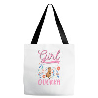 Quokka Girl Short Tailed Kangaroo Quokka T Shirt Tote Bags | Artistshot