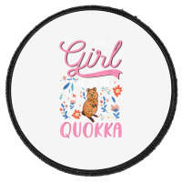 Quokka Girl Short Tailed Kangaroo Quokka T Shirt Round Patch | Artistshot