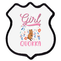 Quokka Girl Short Tailed Kangaroo Quokka T Shirt Shield Patch | Artistshot