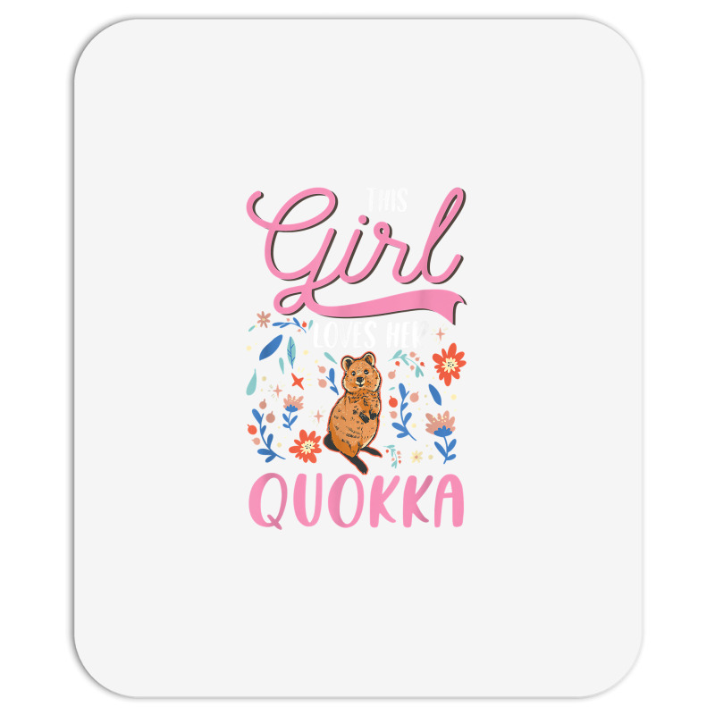 Quokka Girl Short Tailed Kangaroo Quokka T Shirt Mousepad | Artistshot