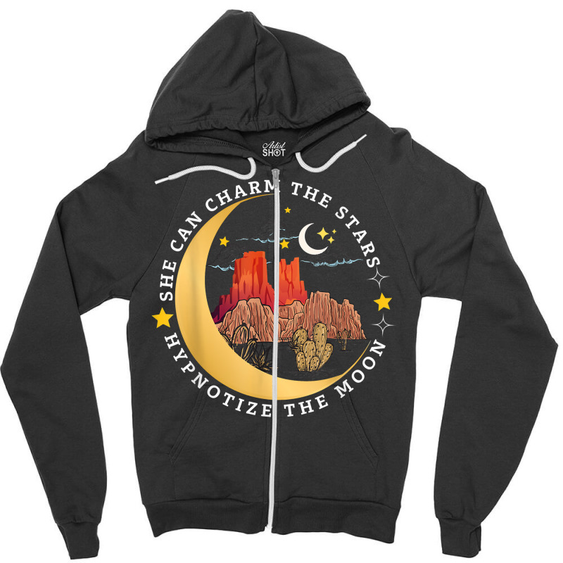 She Can Charm The Stars, Hypnotize The Moon T Shirt Zipper Hoodie by calvinittgos | Artistshot