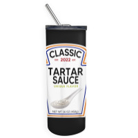 Tartar Sauce 2022 Condiment Diy Halloween Costume Couples Skinny Tumbler | Artistshot