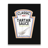 Tartar Sauce 2022 Condiment Diy Halloween Costume Couples Metal Print Vertical | Artistshot