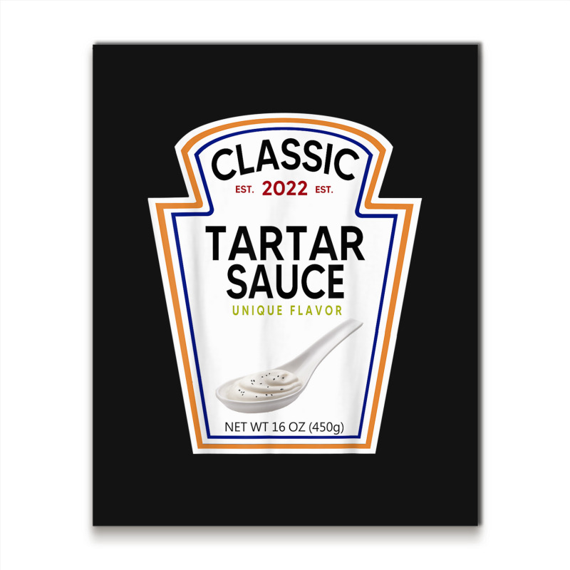 Tartar Sauce 2022 Condiment Diy Halloween Costume Couples Metal Print Vertical by VictorMRodriguez | Artistshot