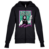 Jackie Daytona - Human Bartender Youth Zipper Hoodie | Artistshot