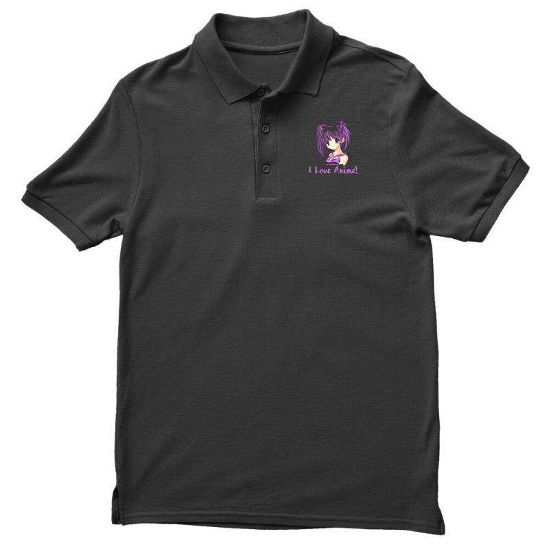 I Love Anime (2) Men's Polo Shirt | Artistshot