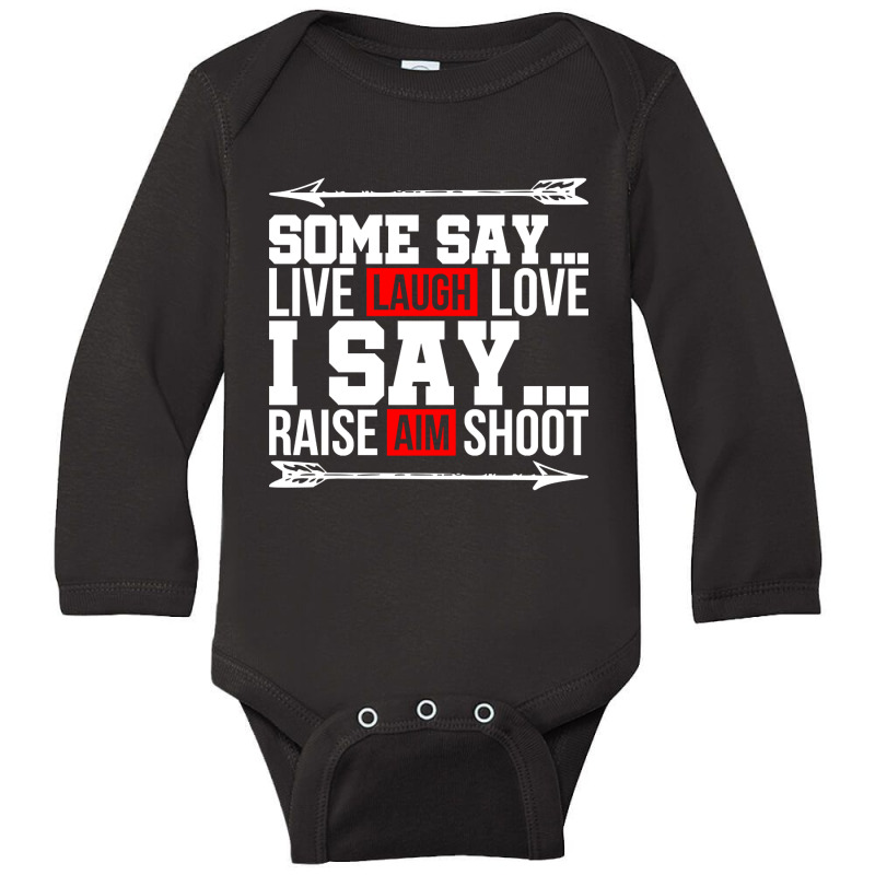 Archery Aiming Shooting Sports Marksman Archery Club Long Sleeve Baby Bodysuit | Artistshot