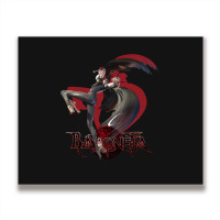 Bayonetta Hack And Slash Video Game Developed By Platinumgames The Lef Metal Print Horizontal | Artistshot